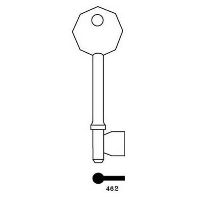 Asec 462 Mortice Key Blank