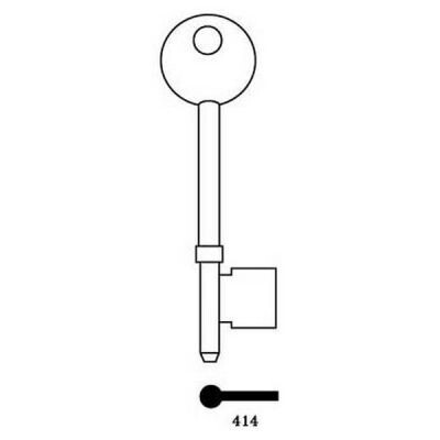 Bulldog 414 Mortice Key Blank