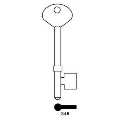 Century 348 Mortice Key Blank