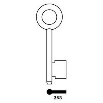 Chubb 363 Mortice Key Blank