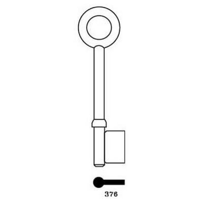 Chubb 376 Mortice Key Blank