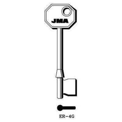 ERA 335B Brass Mortice Key Blank