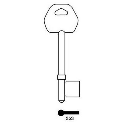ERA 353 Mortice Key Blank
