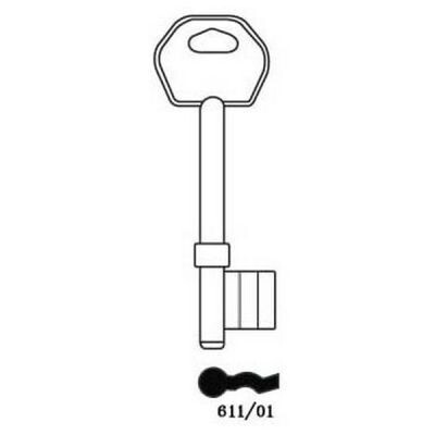 ERA 611/01 Mortice Key Blank