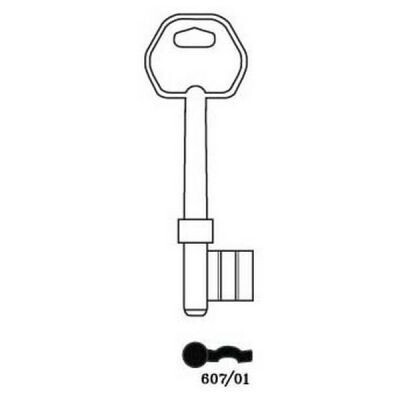 ERA 607/01 Mortice Key Blank