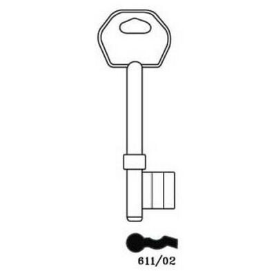 ERA 611/02 Mortice Key Blank