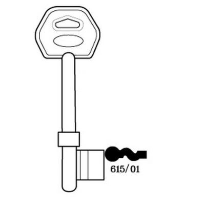 ERA 615/01 Mortice Key Blank