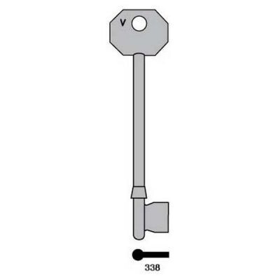 ERA 338 Brass Mortice Key Blank