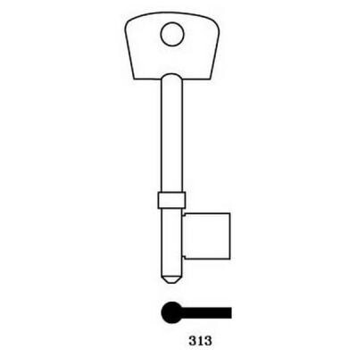 Erebus 313 Mortice Key Blank