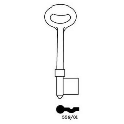 Euro 559/01 Mortice Key Blank