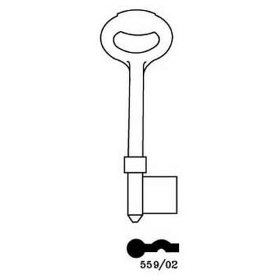 Euro 559/02 Mortice Key Blank