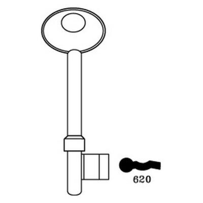 Eurospec 620 Mortice Key Blank