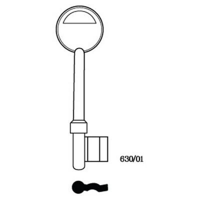 Eurospec 630/01 Mortice Key Blank