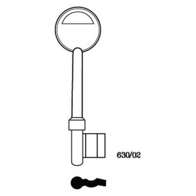 Eurospec 630/02 Mortice Key Blank