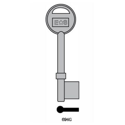 Eurospec 694G Brass Mortice Key Blank