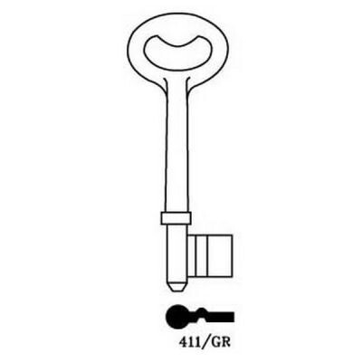 Geni 411/GR Mortice Key Blank