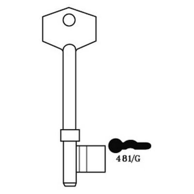 Gibbons 481/G Mortice Key Blank