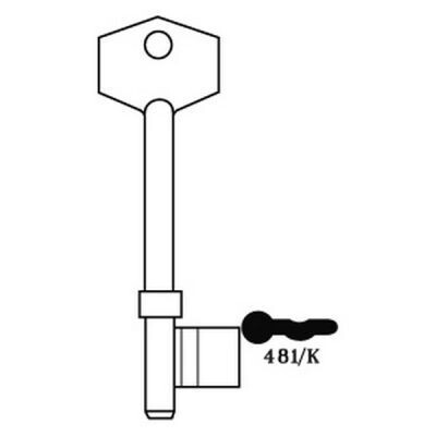 Gibbons 481/K Mortice Key Blank