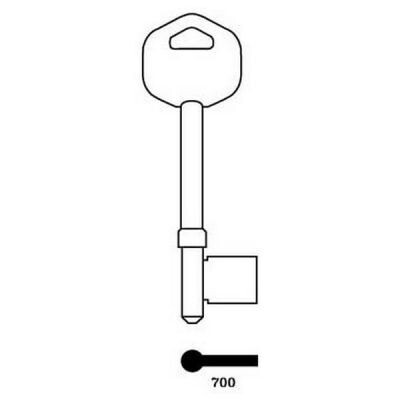Imperial 700 Mortice Key Blank