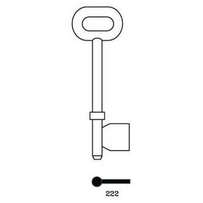 Legge 222 Mortice Key Blank