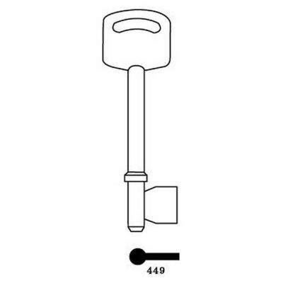 Legge 449 Mortice Key Blank