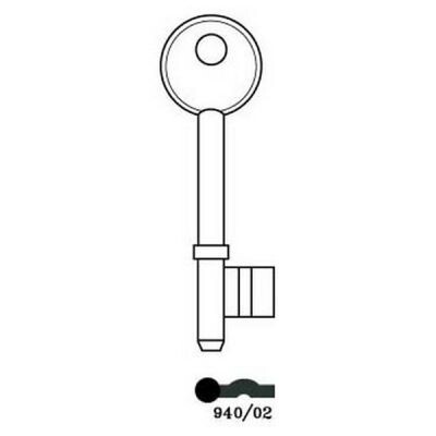 SKS 940/02 Mortice Key Blank