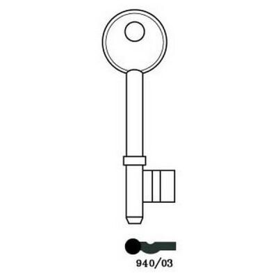 SKS 940/03 Mortice Key Blank