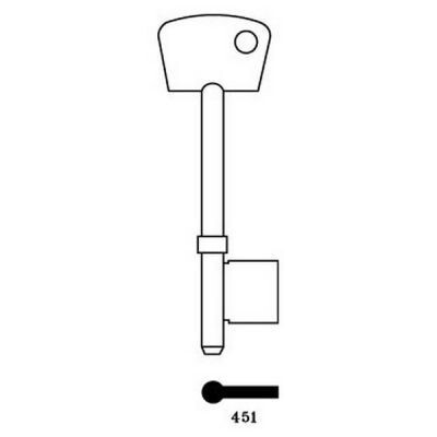 Murray 451 Mortice Key Blank