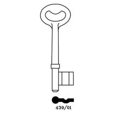 Union 439/01 Mortice Key Blank