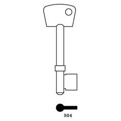 Wellington 504 Mortice Key Blank