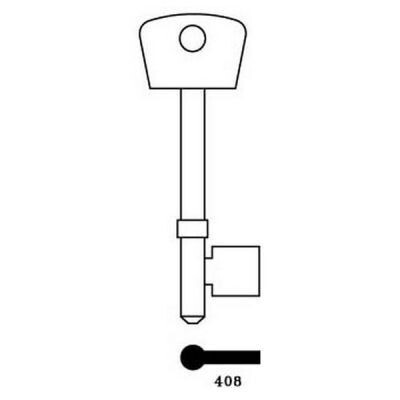 Willenhall 408 Mortice Key Blank