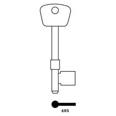 Yale 495 Mortice Key Blank