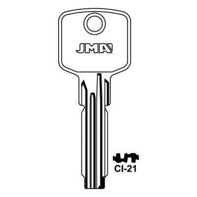 Cisa CI-21 Dimple Key Blank