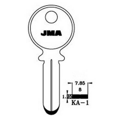 Kaba KA-1 Dimple Key Blank