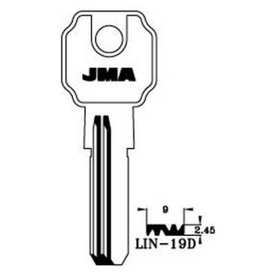 Lince LIN-19D Dimple Key Blank