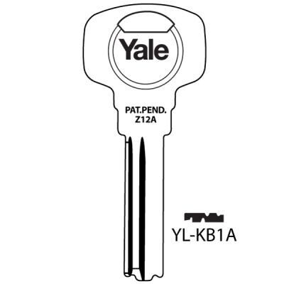Yale Original YL-Z12A Superior 1 Star 10 Pin Dimple Key Blank