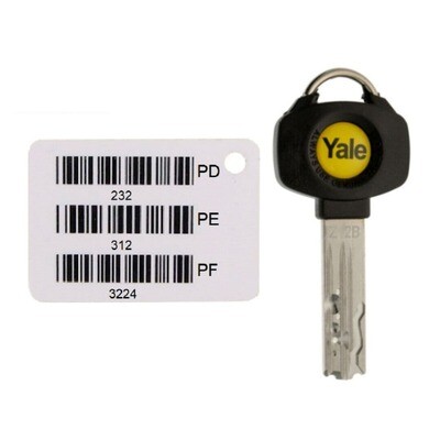 Yale Original YL-Z12B Platinum 3 Star 10 Pin Dimple Key Cut To Code