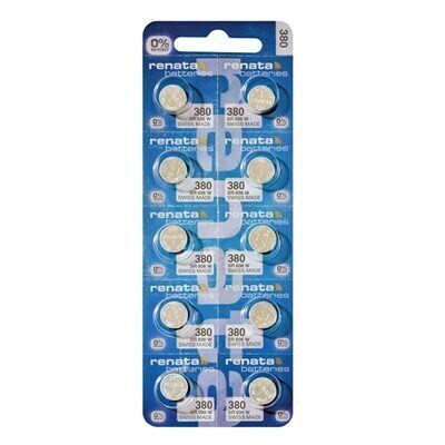 Renata 380 Watch Batteries Strip of 10