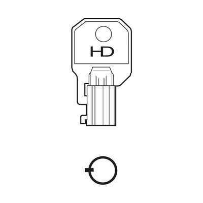 137 Caravan HD Tubular Key Blank