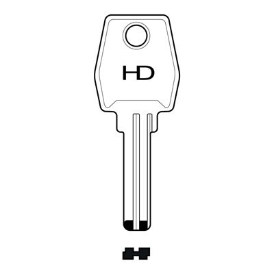 EU17 Caravan HD Dimple Key Blank