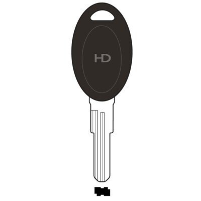 EU22RP Caravan HD Dimple Key Blank
