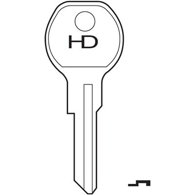 GH1 Caravan HD Key Blank