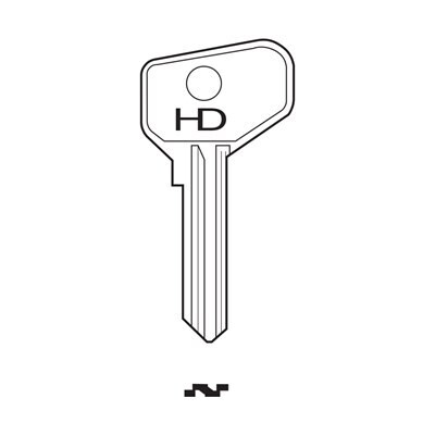 FA1 Industrial, Caravan, Boat HD Key Blank