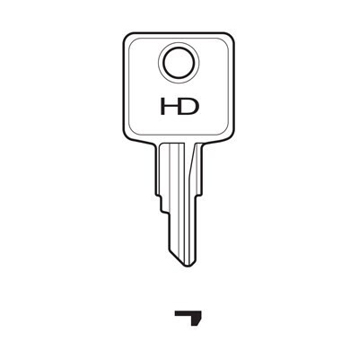 HM1R Caravan HD Key Blank