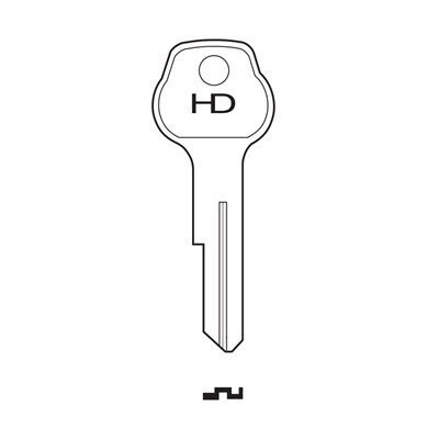 L62VA Caravan HD Key Blank