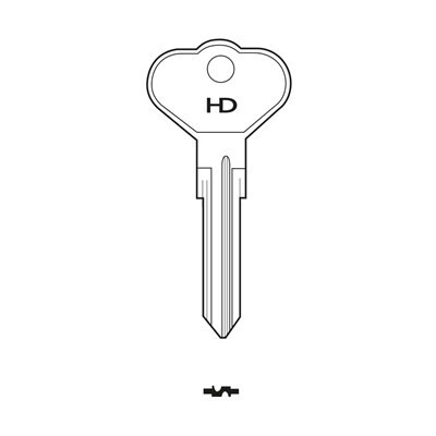 CA5 Caravan HD Key Blank