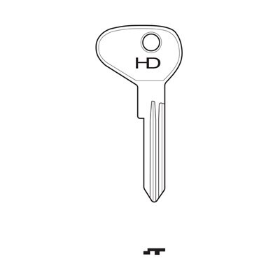 HF32 Caravan HD Key Blank