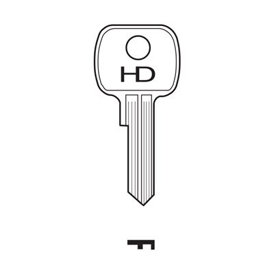 S85P Industrial, Caravan HD Steel Key Blank