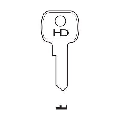 R85P Caravan HD Brass Key Blank