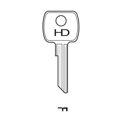 LF14 Caravan HD Brass Key Blank